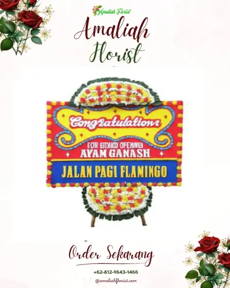 Sewa Papan Bunga Getrakmoyan